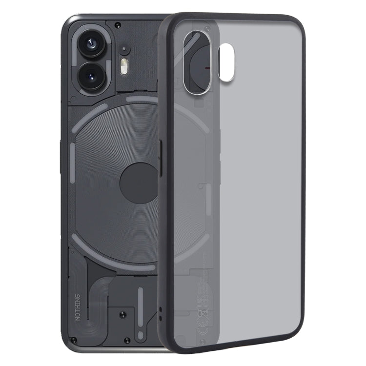 For Nothing Phone 2 Matte Black TPU + PC Phone Case by buy2fix