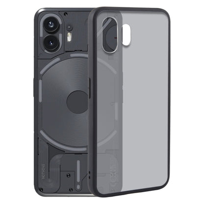 For Nothing Phone 2 Matte Black TPU + PC Phone Case by buy2fix