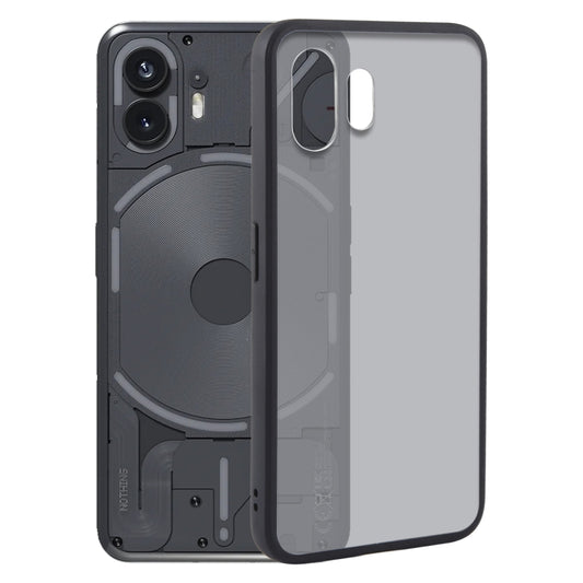 For Nothing Phone 2 Matte Black TPU + PC Phone Case - Nothing Cases by buy2fix | Online Shopping UK | buy2fix