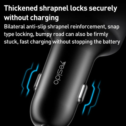 Yesido Y59 200W Car Phone Charger(Black) - Car Charger by Yesido | Online Shopping UK | buy2fix