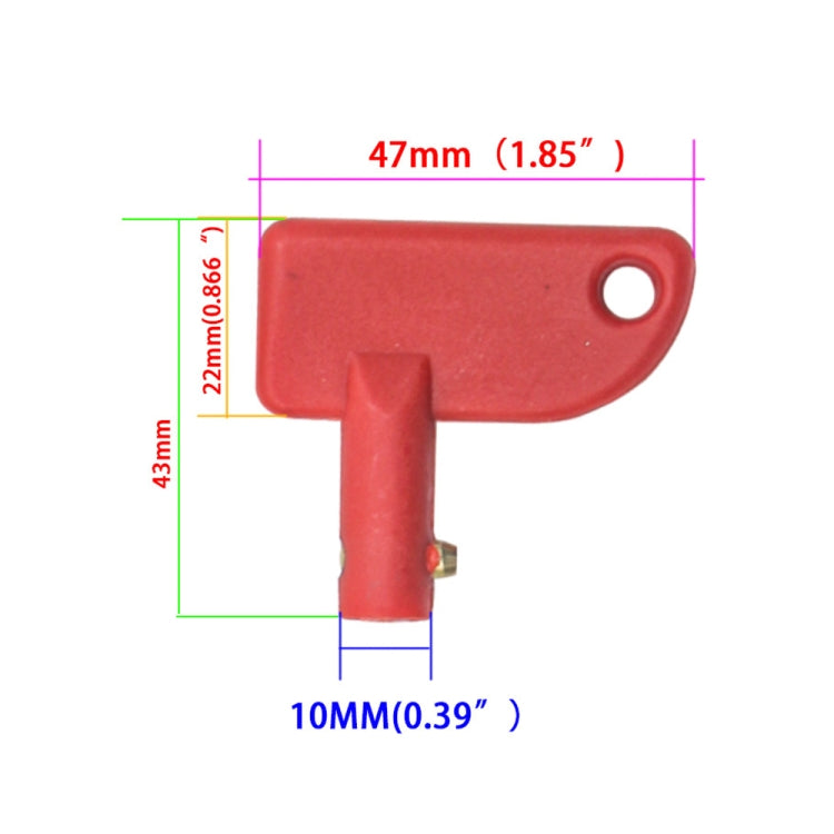 One Pack Car Marine Truck Battery Cut Off Switch Mini Spare Key - Car Switches by buy2fix | Online Shopping UK | buy2fix