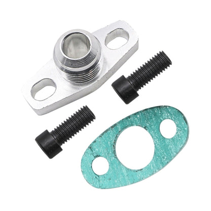 For T3 T4 T04E GT42 Car Turbine Oil Supply Pipe Flange Gasket AN4 Joint Adapter - Others by buy2fix | Online Shopping UK | buy2fix