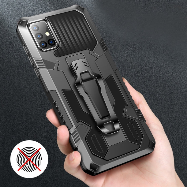 For Samsung Galaxy A70 Machine Armor Warrior Shockproof PC + TPU Protective Case(Black) - Galaxy Phone Cases by buy2fix | Online Shopping UK | buy2fix