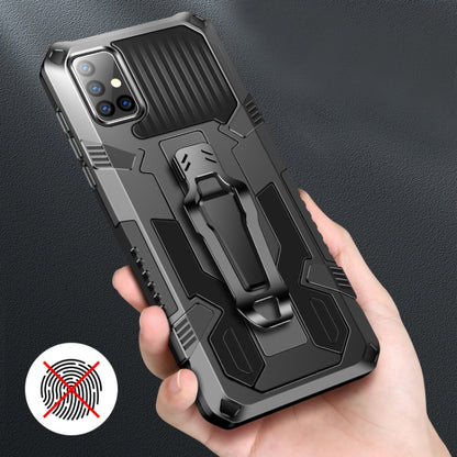 For Samsung Galaxy A70 Machine Armor Warrior Shockproof PC + TPU Protective Case(Black) - Galaxy Phone Cases by buy2fix | Online Shopping UK | buy2fix