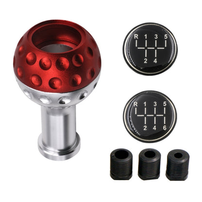 Car Modified Metal Gear Stick Shift Knob Universal Gear Head(Red) by buy2fix