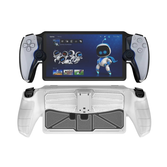 For Sony PlayStation Portal  TPU + PC Game Console Protective Case with Holder(White) - Cases by buy2fix | Online Shopping UK | buy2fix