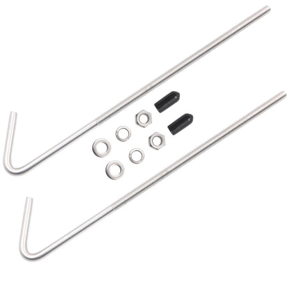 LS04 8 inch Car Battery Fixing Stainless Steel Bracket Bolt Kit - Engine Fittings by buy2fix | Online Shopping UK | buy2fix