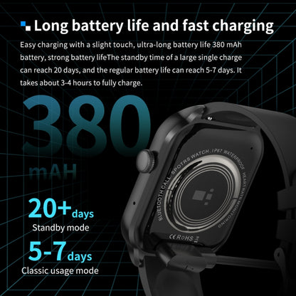 2.01 inch Silicone Strap Bluetooth Call Smart Watch Support Heart Rate Monitoring / Non-invasive Blood Sugar(Light Yellow) by buy2fix