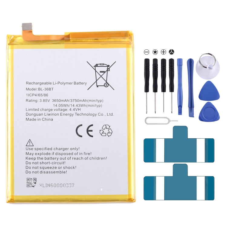 For Tecno Camon X / Camon 11 Battery Replacement BL-36BT 3750mAh - Others by buy2fix | Online Shopping UK | buy2fix