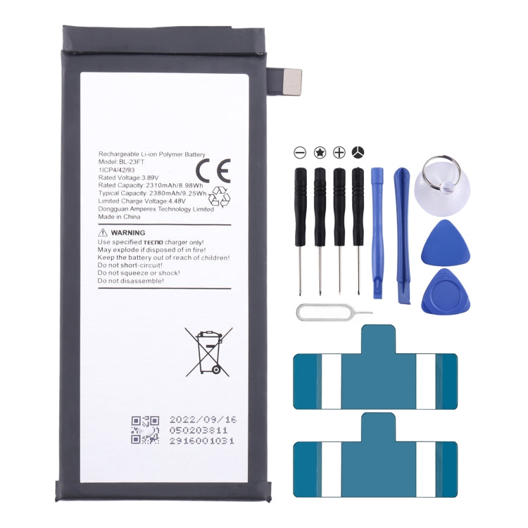 For Tecno BL-23FT Battery Replacement 3.89V 2380mAh - Others by buy2fix | Online Shopping UK | buy2fix
