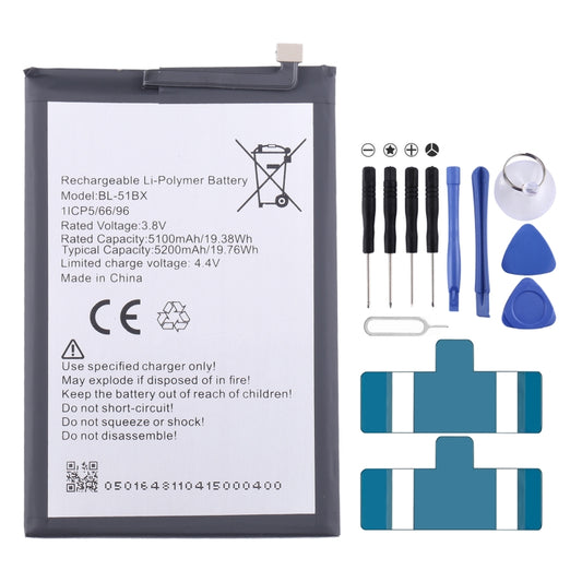For Infinix Note 8 / Hot 10 / Note 8i Battery Replacement BL-51BX 5200mAh - Others by buy2fix | Online Shopping UK | buy2fix