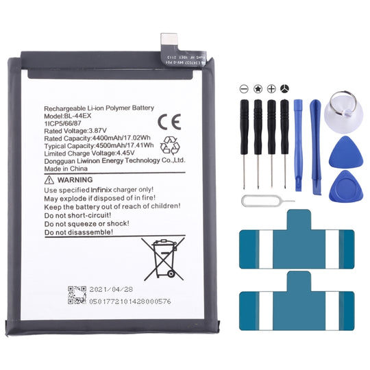 For Infinix Zeno X / X6811 / X6810 Battery Replacement BL-44EX 4500mAh