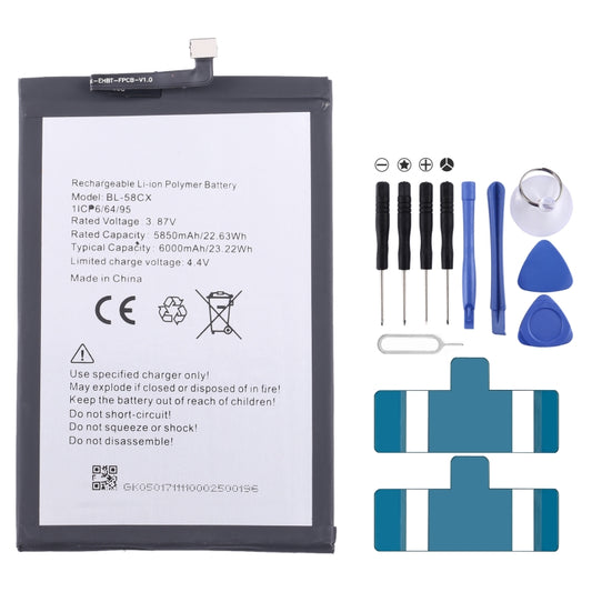 For Infinix Hot 10i X659 / X659B Battery Replacement BL-58CX 6000mAh - Others by buy2fix | Online Shopping UK | buy2fix