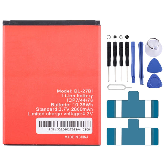 For Itel S41 A5 Battery Replacement BL-27BI 2800mAh - Others by buy2fix | Online Shopping UK | buy2fix