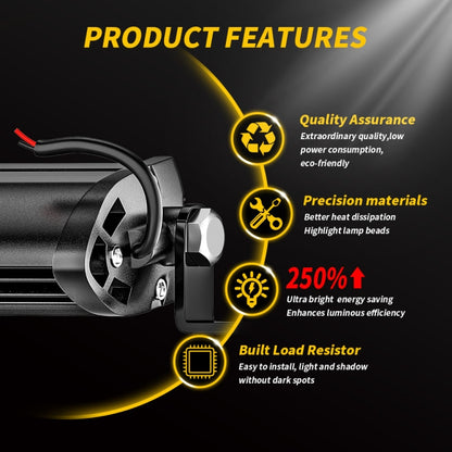 9-30V 12W 6000K Car LED Work Light(White Light) - Work Lights by buy2fix | Online Shopping UK | buy2fix