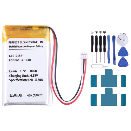 For iPod 3 3G 3rd Generation A1040 Battery Replacement - For iPad & iPod Series by buy2fix | Online Shopping UK | buy2fix