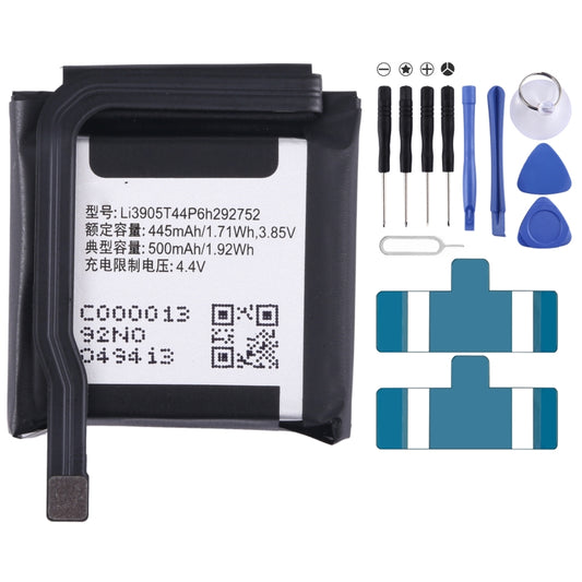 For ZTE Nubia Alpha SW1002 Battery Replacement Li3905T44P6H292752 500mAh - For Watch by buy2fix | Online Shopping UK | buy2fix