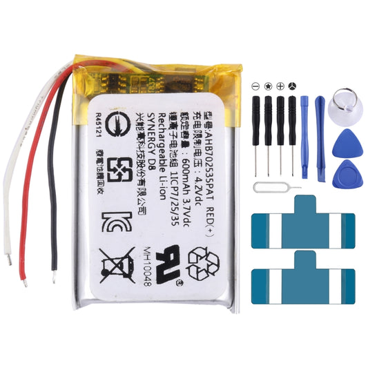 For Gaming Mouse GPS Battery Replacement AHB702535PAT 600mAh - For Watch by buy2fix | Online Shopping UK | buy2fix