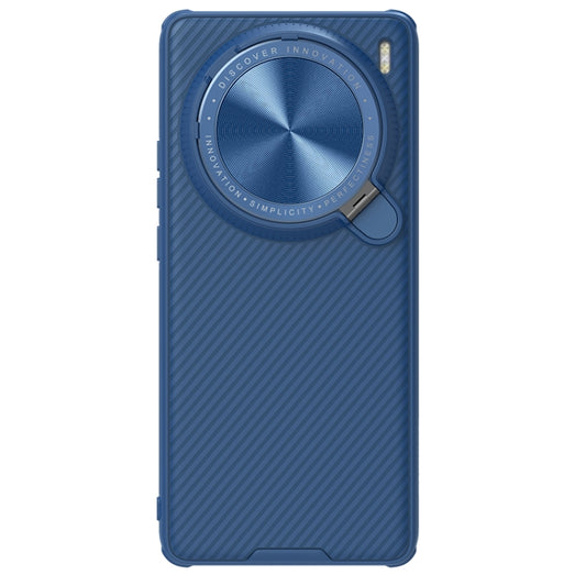 For vivo X100 Pro NILLKIN Black Mirror Prop CD Texture Mirror Phone Case(Blue) - vivo Cases by NILLKIN | Online Shopping UK | buy2fix
