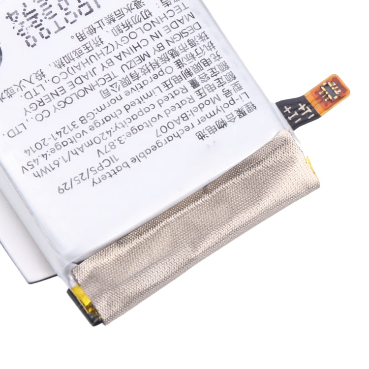 For MEIZU Watch M007W  Battery Replacement BA007 420mAh - For Watch by buy2fix | Online Shopping UK | buy2fix