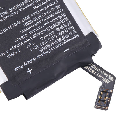 For Sony J18405 Smart Watch Battery Replacement GB-S10-432830-010H 400mAh - For Watch by buy2fix | Online Shopping UK | buy2fix