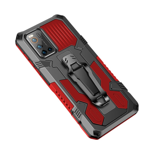 For Vivo V17 Pro Machine Armor Warrior Shockproof PC + TPU Protective Case(Red) - vivo Cases by buy2fix | Online Shopping UK | buy2fix