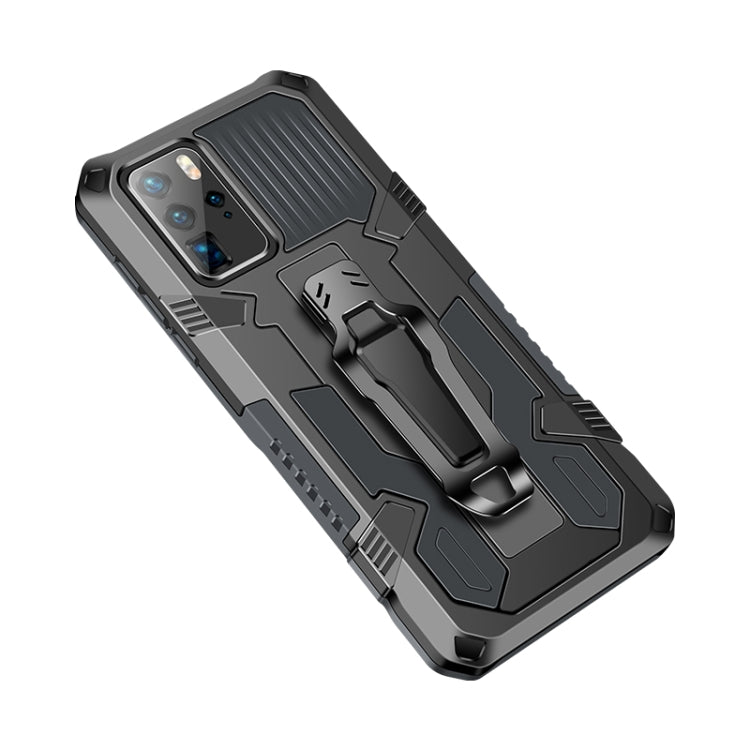 For Huawei Nova 5T Machine Armor Warrior Shockproof PC + TPU Protective Case(Gray) - Huawei Cases by buy2fix | Online Shopping UK | buy2fix