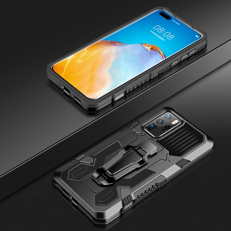 For Huawei Nova 5T Machine Armor Warrior Shockproof PC + TPU Protective Case(Gray) - Huawei Cases by buy2fix | Online Shopping UK | buy2fix