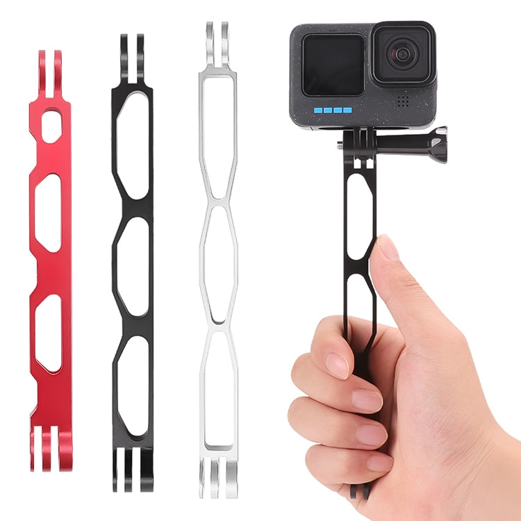 20cm Aluminium Extension Arm Hollow Grip Extender(Black) by buy2fix