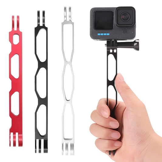 20cm Aluminium Extension Arm Hollow Grip Extender(Black) by buy2fix