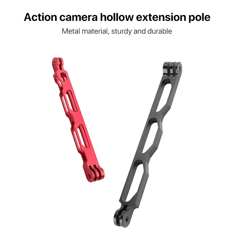 20cm Aluminium Extension Arm Hollow Grip Extender(Red) by buy2fix