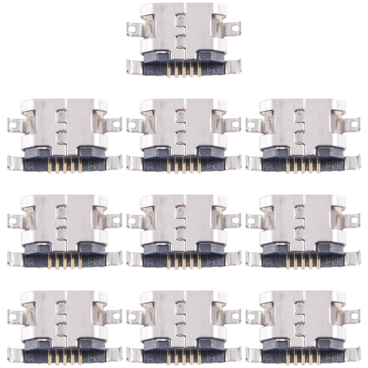 For Infinix Hot 10 10pcs Original Charging Port Connector - Single Tail Connector by buy2fix | Online Shopping UK | buy2fix