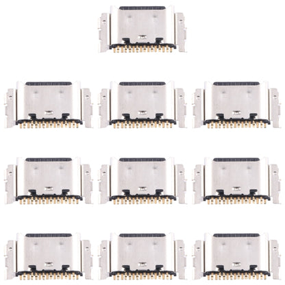 For Tecno Camon 20 10pcs Original Charging Port Connector - Single Tail Connector by buy2fix | Online Shopping UK | buy2fix