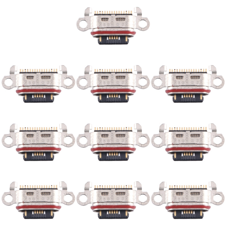 For OPPO Reno5 Pro 10pcs Original Charging Port Connector - Single Tail Connector by buy2fix | Online Shopping UK | buy2fix