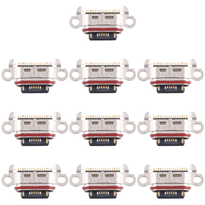 For OPPO Reno5 Pro 10pcs Original Charging Port Connector - Single Tail Connector by buy2fix | Online Shopping UK | buy2fix