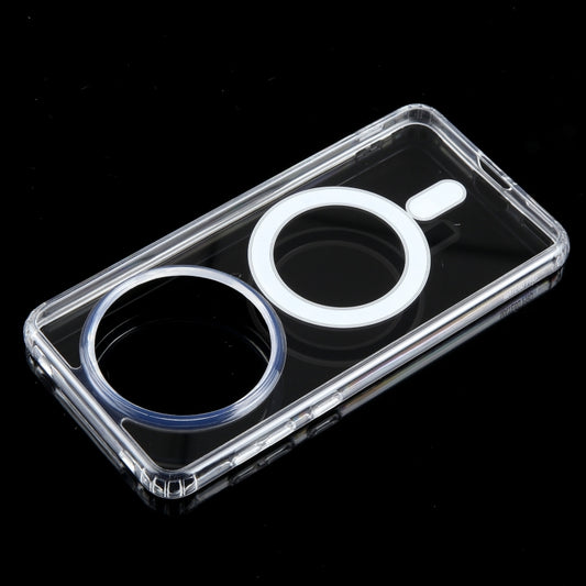 For Huawei Mate 60 Pro / Pro+ MagSafe Clear Acrylic PC +TPU Phone Case(Transparent) - Huawei Cases by buy2fix | Online Shopping UK | buy2fix