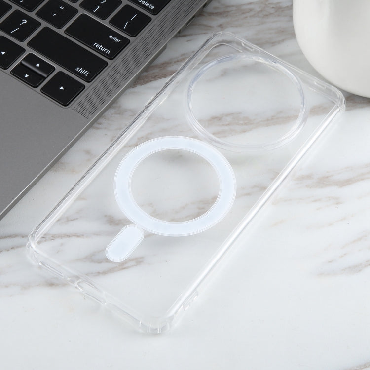 For Huawei Mate 60 Pro / Pro+ MagSafe Clear Acrylic PC +TPU Phone Case(Transparent) - Huawei Cases by buy2fix | Online Shopping UK | buy2fix