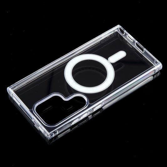 For Samsung Galaxy S24 Ultra 5G MagSafe Clear Acrylic PC +TPU Phone Case(Transparent) - Galaxy S24 Ultra 5G Cases by buy2fix | Online Shopping UK | buy2fix