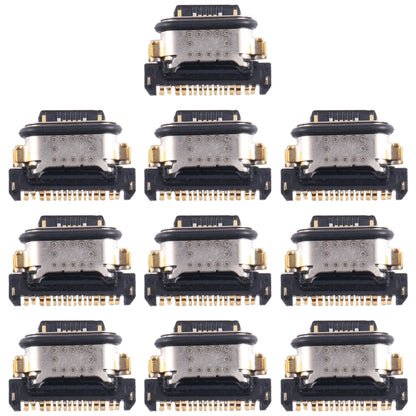 For vivo iQOO 5 10pcs Original Charging Port Connector - Single Tail Connector by buy2fix | Online Shopping UK | buy2fix