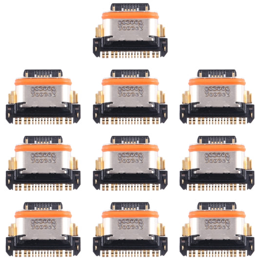 For vivo Y9s 10pcs Original Charging Port Connector - Single Tail Connector by buy2fix | Online Shopping UK | buy2fix