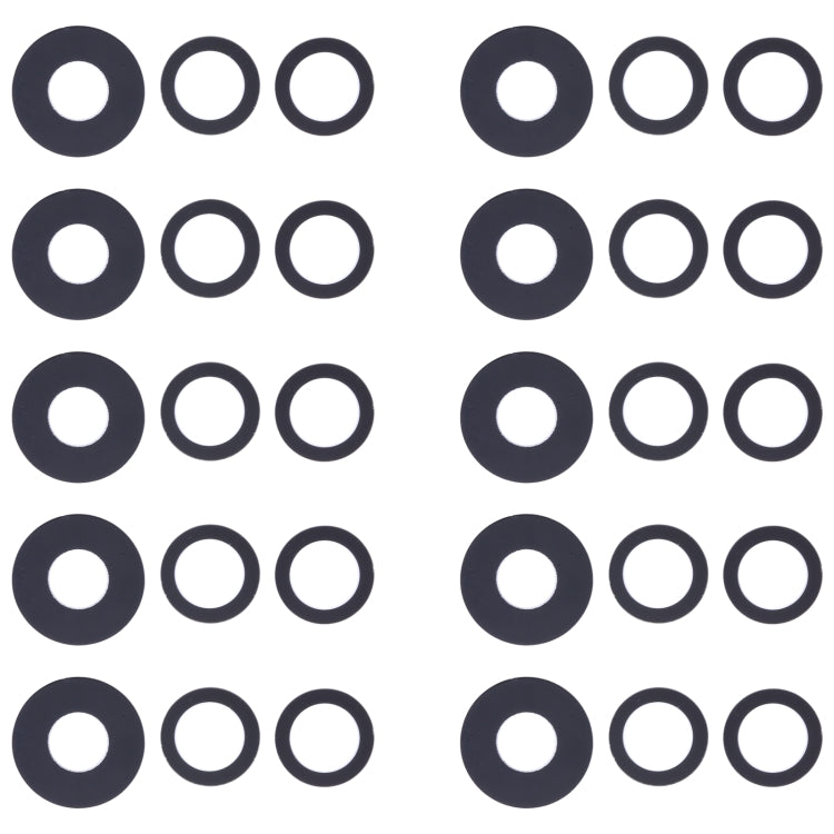 For Infinix Hot 11 X662 10set Back Camera Lens - Camera Parts by buy2fix | Online Shopping UK | buy2fix