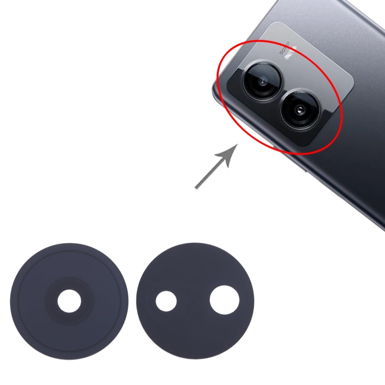 For vivo T2 5G 10set Back Camera Lens - Camera Parts by buy2fix | Online Shopping UK | buy2fix