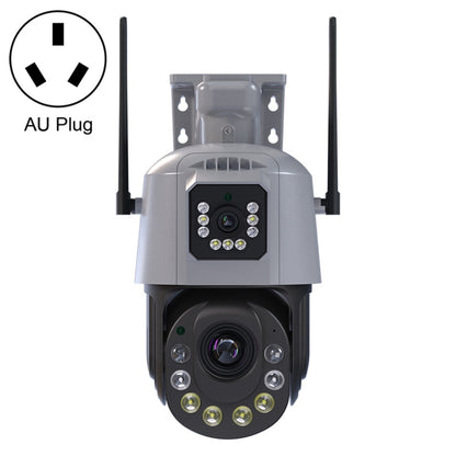 QX109 Dual Lens Smart HD Dome WiFi Camera(AU Plug) by buy2fix
