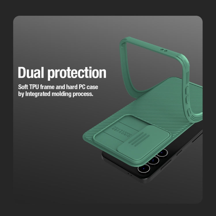 For Samsung Galaxy S24+ 5G NILLKIN CamShield Pro Magnetic Magsafe Phone Case(Green) - Galaxy S24+ 5G Cases by NILLKIN | Online Shopping UK | buy2fix