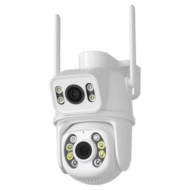 QX95 6MP WiFi Dual Camera Supports Two-way Voice Intercom & AI Recognition(US Plug) by buy2fix