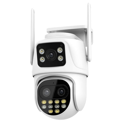 QX104 3MP WiFi Triple Camera Supports Human Face Recognition & AI Alarm(US Plug) by buy2fix