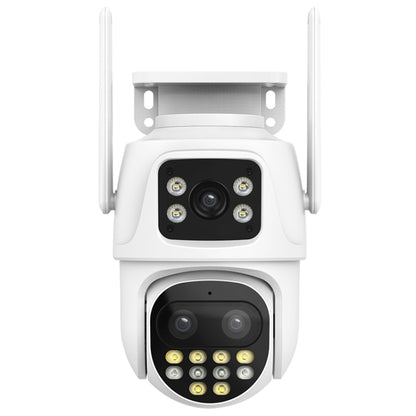 QX104 3MP WiFi Triple Camera Supports Human Face Recognition & AI Alarm(US Plug) by buy2fix