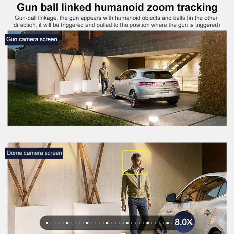 QX104 3MP WiFi Triple Camera Supports Human Face Recognition & AI Alarm(AU Plug) by buy2fix
