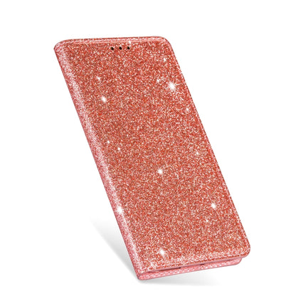 For Huawei P20 Pro Ultrathin Glitter Magnetic Horizontal Flip Leather Case with Holder & Card Slots(Rose Gold) - Huawei Cases by buy2fix | Online Shopping UK | buy2fix