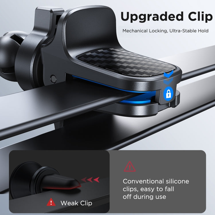 JOYROOM JR-ZS377 Car Air Vent Mobile Phone Navigation Holder(Black) - Universal Car Holders by JOYROOM | Online Shopping UK | buy2fix